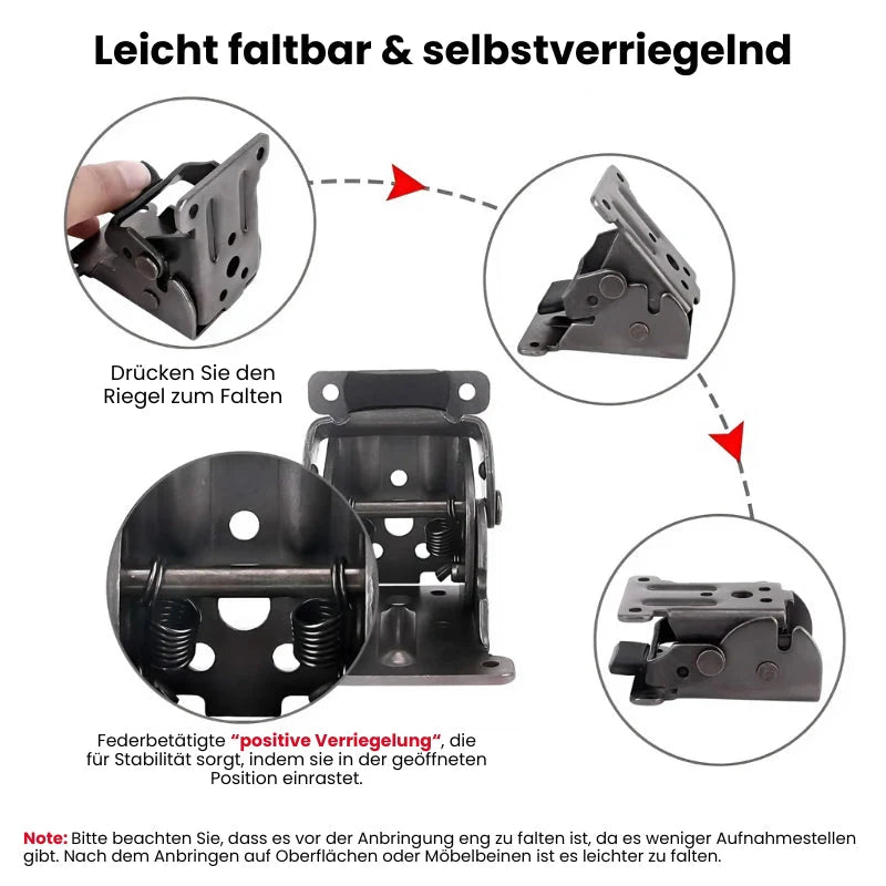 1 + 1 Gratis | FlexClip™ 90° Klappscharnier - Maximale Flexibilität für Ihre Möbel [Letzter Tag Rabatt]