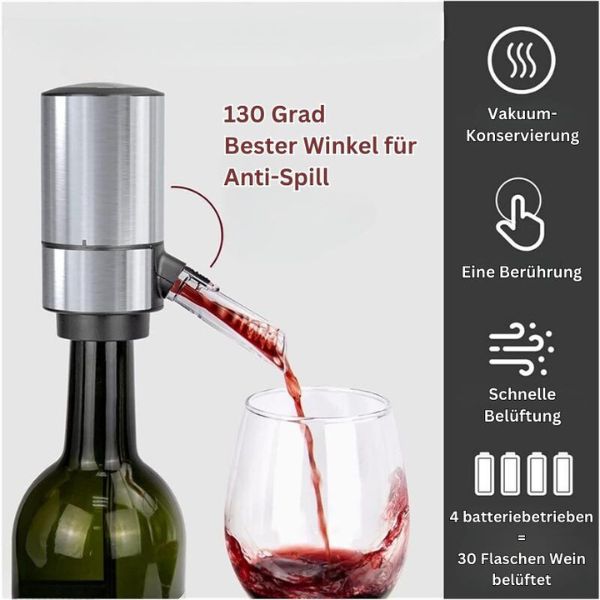 AeriBlend™ - 3-in-1 Weinbelüfter, Aufbewahrung und Spender [50% Rabatt]