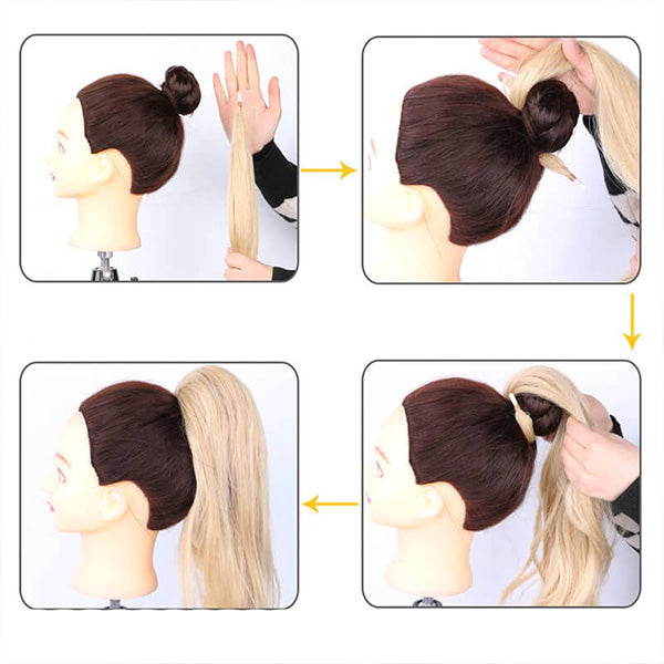Leah™ – Double Style Ponytail für voluminöses, stilvolles und elegantes Haar [50% Rabatt]