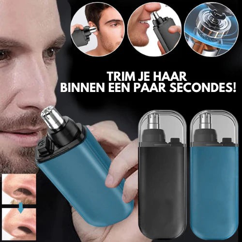 NoseGroomer™ Elektrischer Nasenhaartrimmer | 50% Rabatt