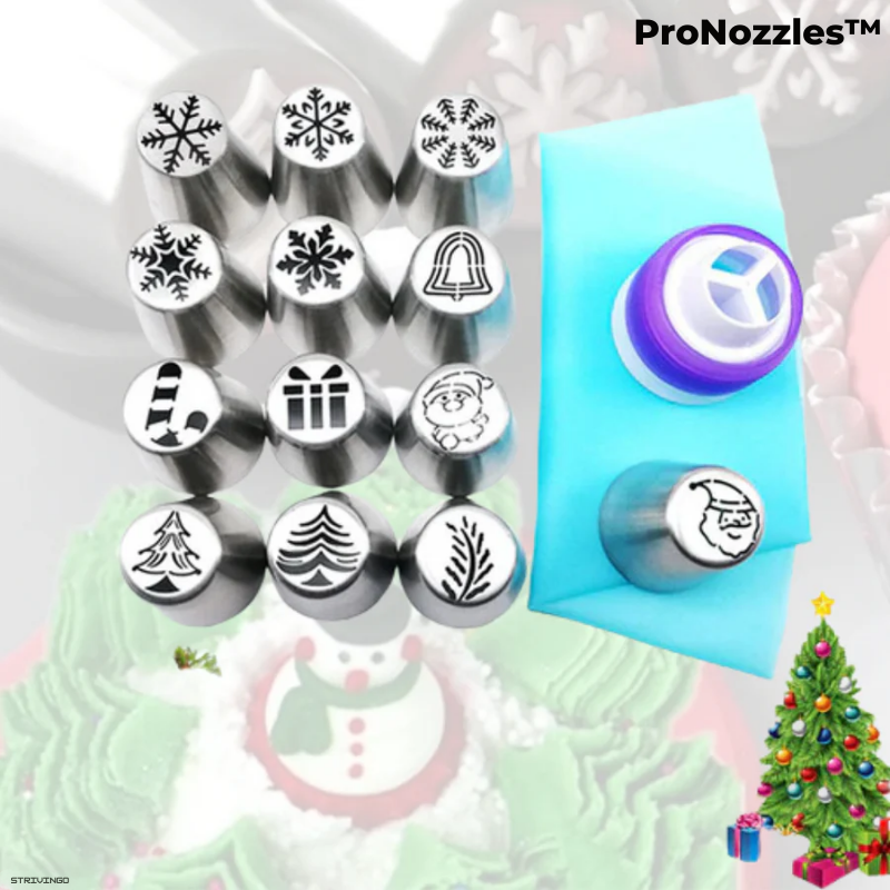 ProNozzles™ – Präzises Dekorier-Set für kreative Meisterwerke [50% Rabatt]