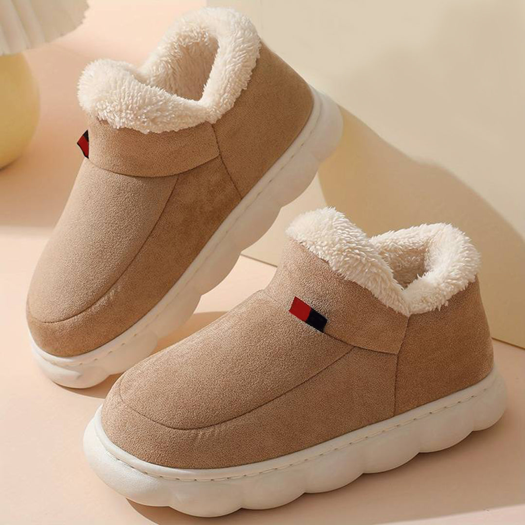 Wasserdichte Herren Samt Winterstiefel mit warmem Futter & Ankle-Design