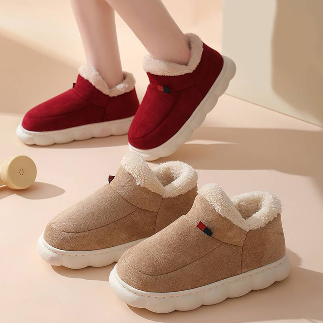 Wasserdichte Herren Samt Winterstiefel mit warmem Futter & Ankle-Design