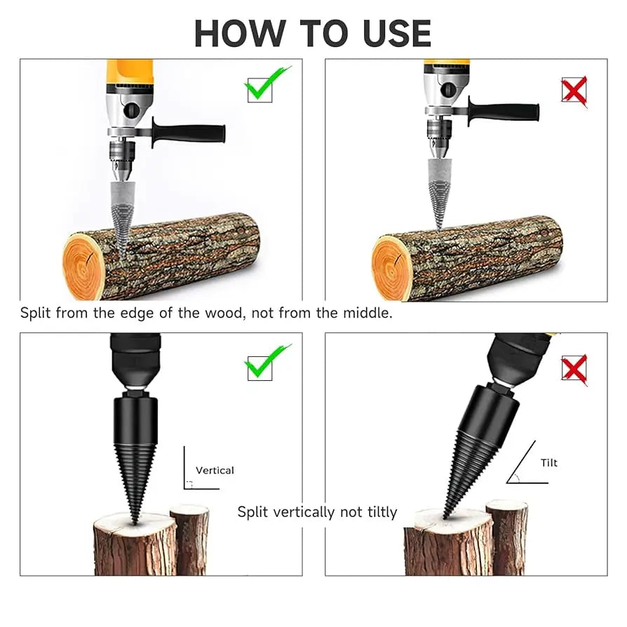 DrillSplit™ – Hochwertiger Carbonstahl für mühelose Handhabung [50 % Rabatt]