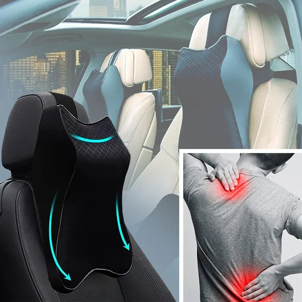 Relexa™ – Ergonomisches Auto-Nacken- und Rückenkissen | 50% Rabatt