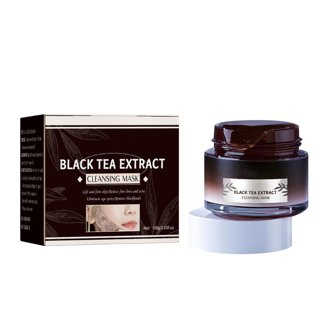 Black Tea Gesichtsmaske – Anti-Aging, Porenverfeinerung & Tiefenreinigung für strahlende Haut