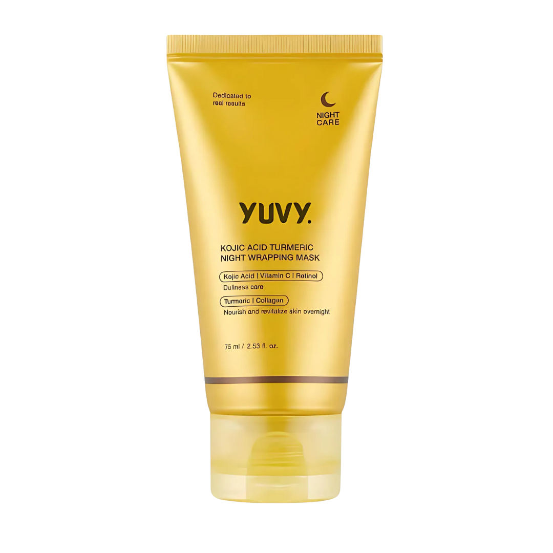 BrightMask™ – Übernacht-Peeling-Maske mit Kollagen, Kurkuma & Kojicsäure für strahlende Haut [50 % Rabatt]