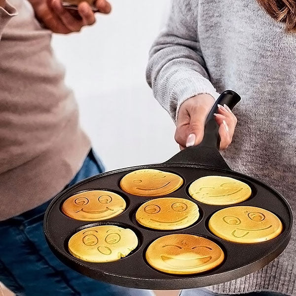 HappiPan™ – Smiley-Pfannkuchenpfanne für fröhlichen Frühstücksspaß [50 % Rabatt]