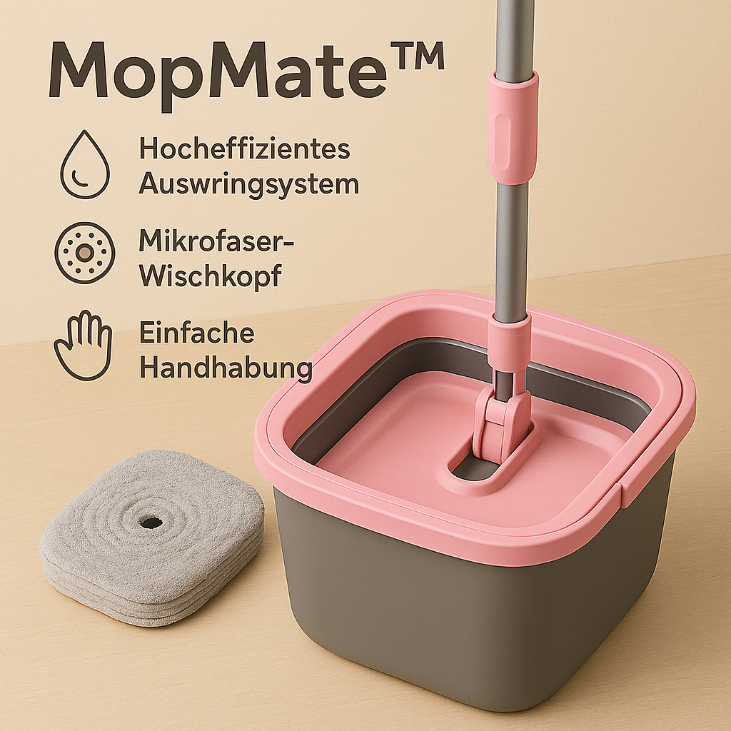 50% Rabatt | MopMate™ – Hygienischer Wischmopp für ultimativen Komfort