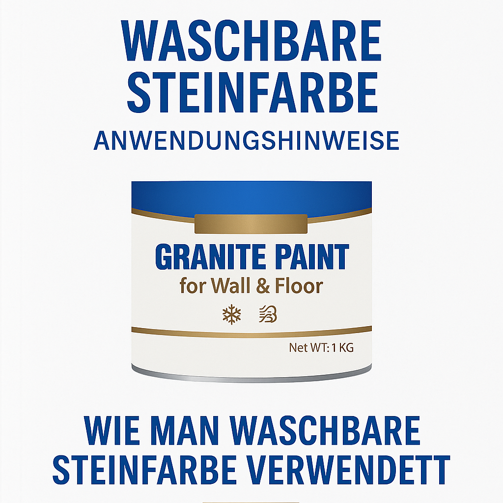 SteinGuard Granitfarbe – Wasserdichte Steinbeschichtung für Wände, Böden & Fliesen