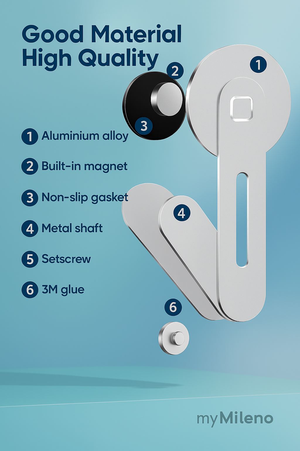 MagMate™ – Starker magnetischer Handyhalter für sicheren Halt überall [1 + 1 Gratis]