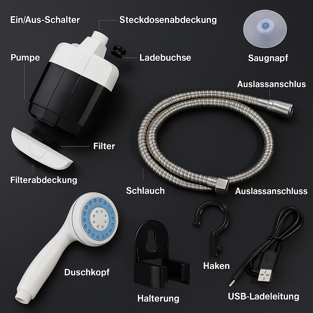CampShower™ - Duschen wie zuhause, egal wo du bist [50% Rabatt]