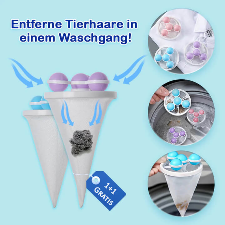 CleanWash™ | Entferne Tierhaare in einem Waschgang!