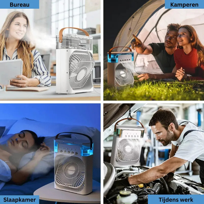 CoolMax™ Der 4 in 1 tragbare Ventilator