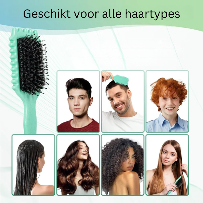 CurlCraft 2-in-1 Lockenbürste – entwirrt & formt glänzende Locken ohne Frizz