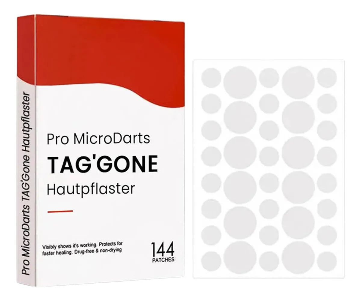 1 + 1 Gratis | DermiTag™ - Pro MicroDarts TAG'Gone Hautpflaster zur Skin-Tag-Entfernung