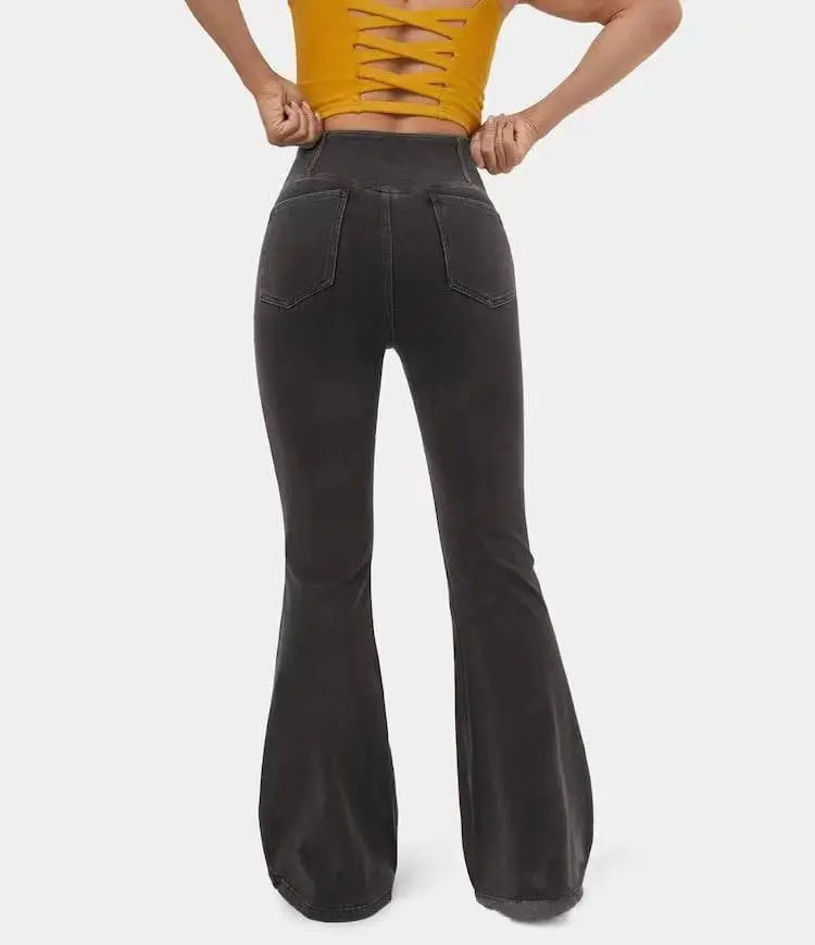 Maxim™ – Damen High-Waist Stretch-Jeans mit schmeichelhaftem Schlag [50 % Rabatt]