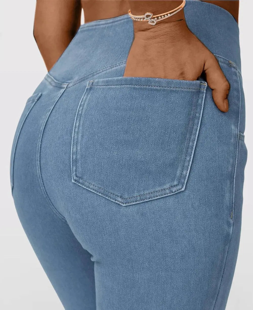 Maxim™ – Damen High-Waist Stretch-Jeans mit schmeichelhaftem Schlag [50 % Rabatt]