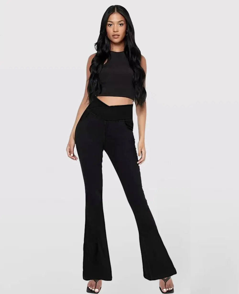 Maxim™ – Damen High-Waist Stretch-Jeans mit schmeichelhaftem Schlag [50 % Rabatt]