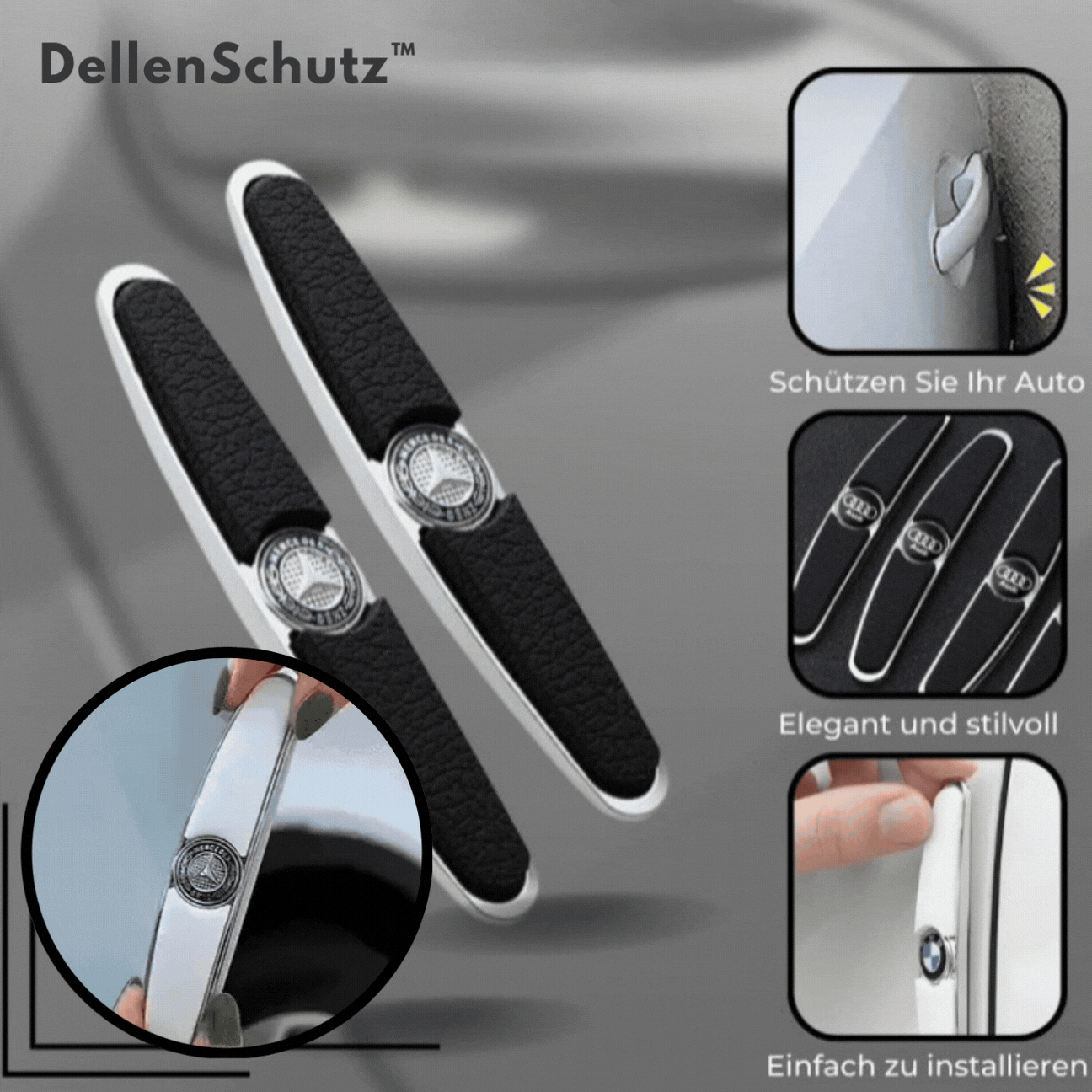 DellenSchutz™ – Schutzschild gegen Auto-Dellen & Kratzer [2 + 2 Gratis]