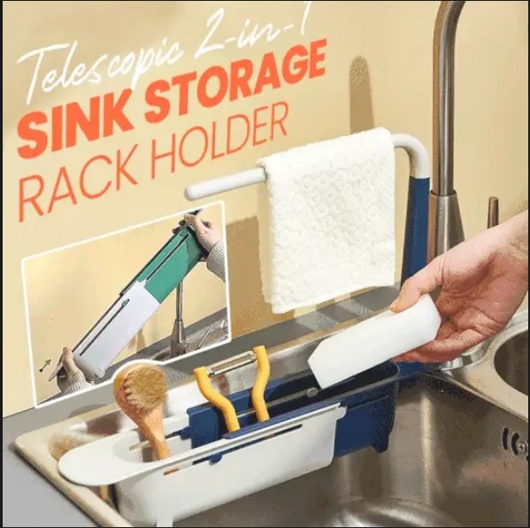 PureSink™ – Ausziehbares Küchengestell für Spüle zur platzsparenden Organisation [50% Rabatt]