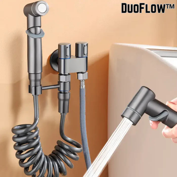 DuoFlow™ Hygienischer Dusch-WC-Bidet-Sprüher | Nur Heute 50% Rabatt