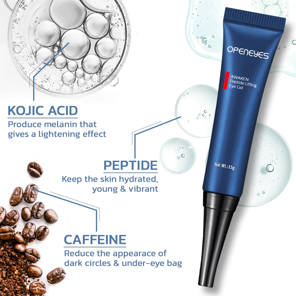 1 + 1 Gratis | OpenEyes™ - Verjüngendes Augen-Lifting-Gel für Männer und Frauen