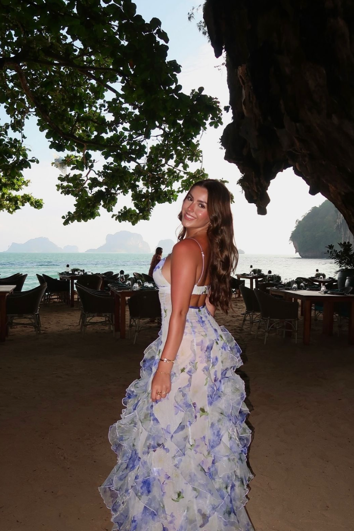 50% Rabatt | Sophie™ - Florales Maxikleid