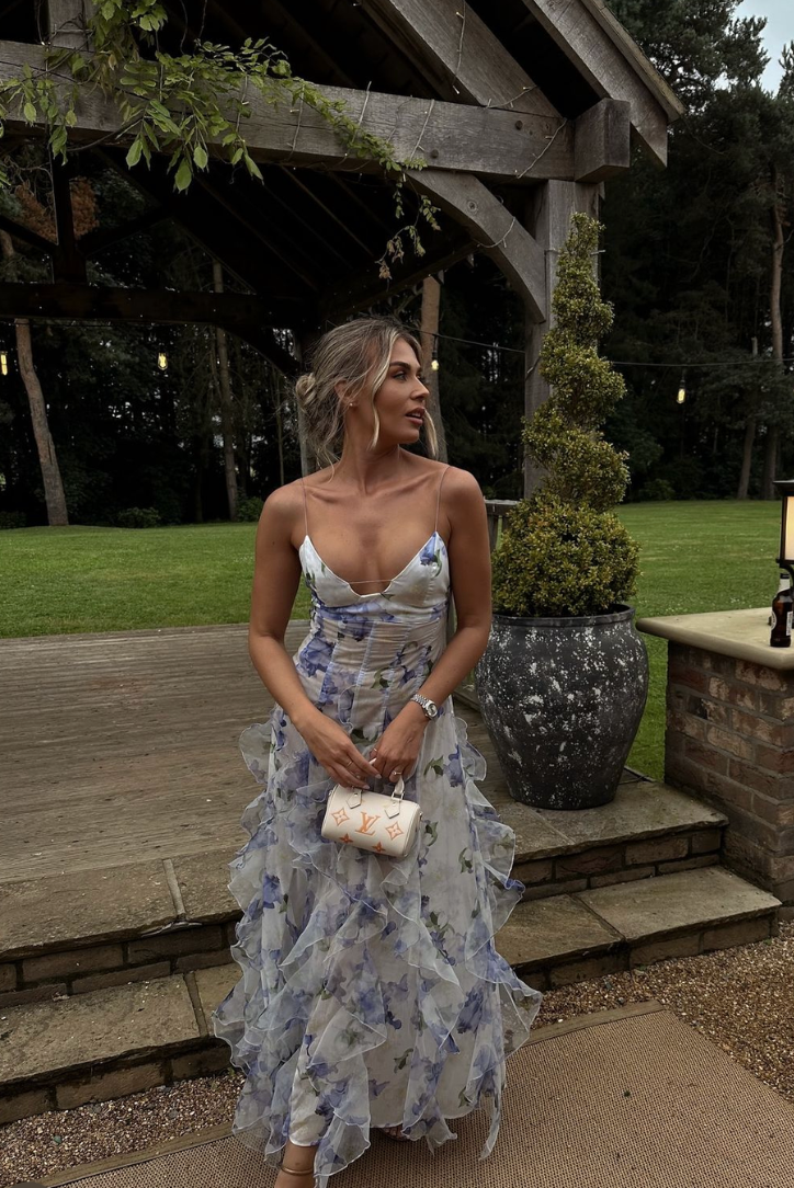 50% Rabatt | Sophie™ - Florales Maxikleid