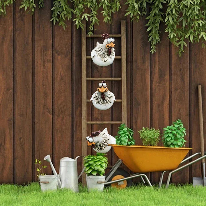 ChickenDeko™ Garten Hühnerfiguren | NUR HEUTE 50% RABATT