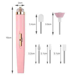 ProNails Maniküre Set – Elektrische Feile, Gel-Entfernung, LED, Nail Art, Portable
