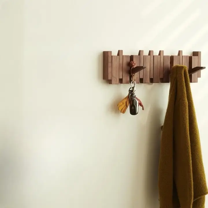 Garderobe™ – 8 klappbare Designer-Haken für stilvollen Flur & praktischen Stauraum [50 % Rabatt]