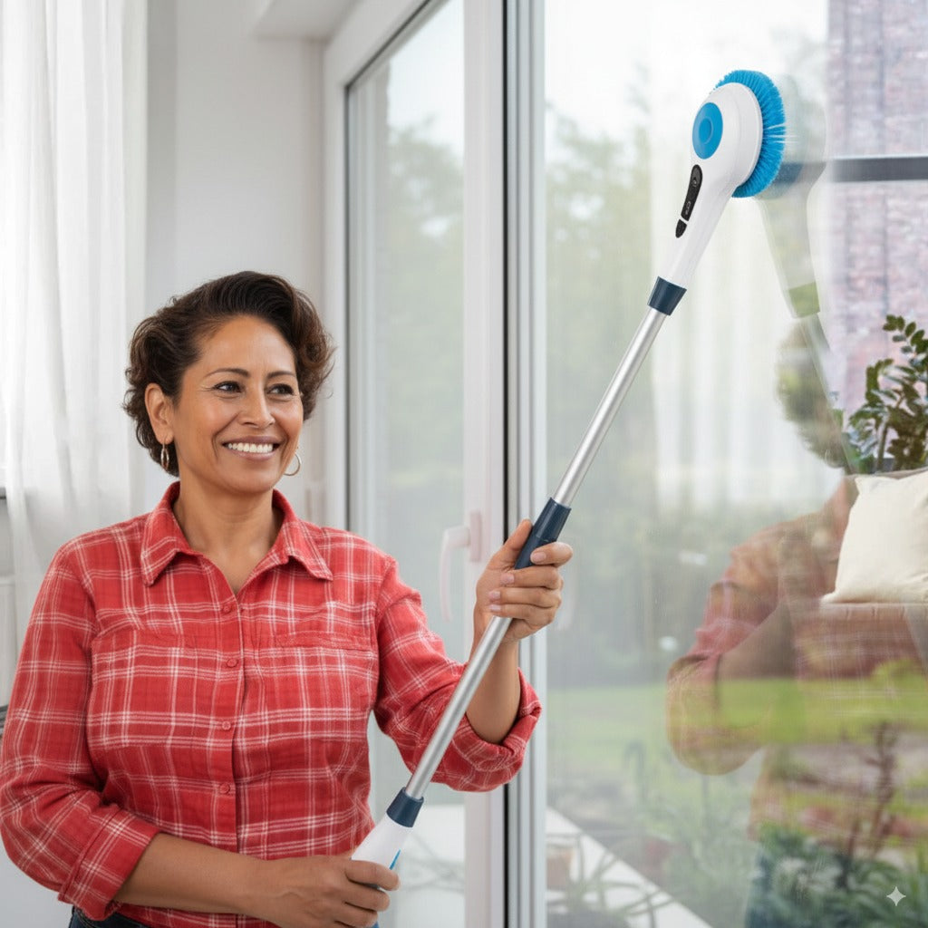 PowerMop™ – Einfacher und effektiver rotierender Elektro-Wischmopp [50% Rabatt]