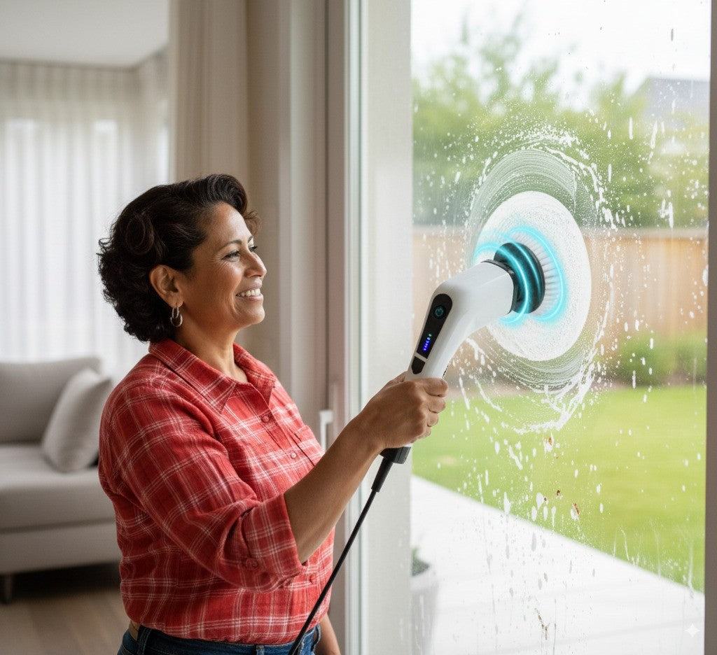 PowerMop™ – Einfacher und effektiver rotierender Elektro-Wischmopp [50% Rabatt]