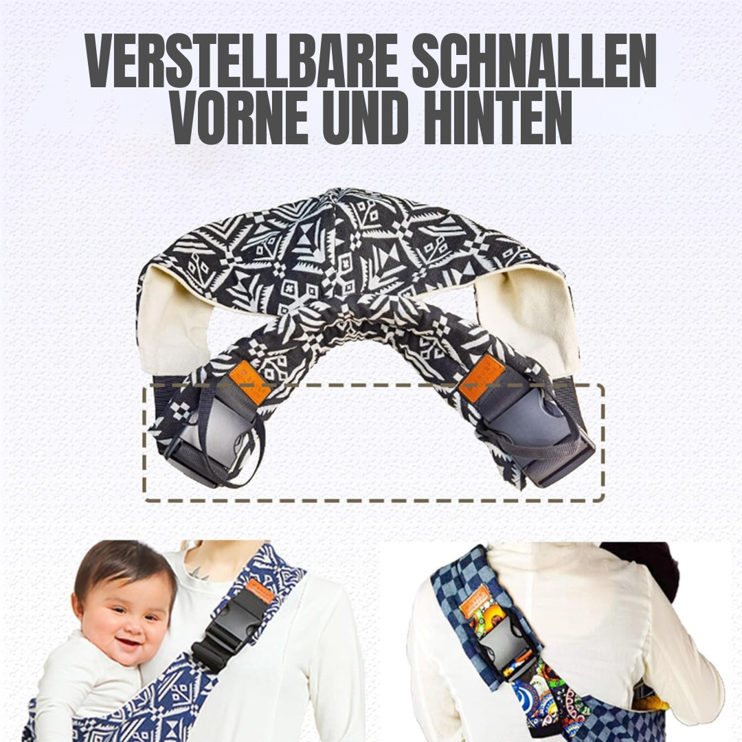 50% Rabatt | TrageLux™ - Der ergonomische Baby-Hüftsitz für entspanntes Tragen!