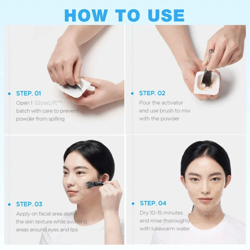 GlowLift™ – Porenstraffende und Hautstraffende Packung | 50% Rabatt