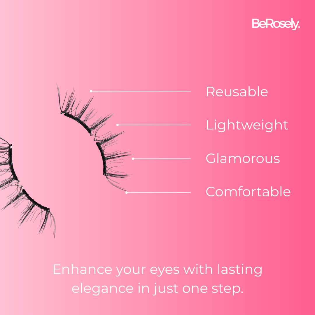 MagLash™ – Wiederverwendbare, kleberfreie Wimpern mit ganztägigem Halt [50 % Rabatt]