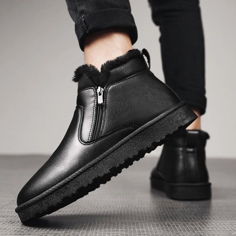 Wasserdichte Herren Schneestiefel Emil mit Fußgewölbestütze & rutschfester Sohle