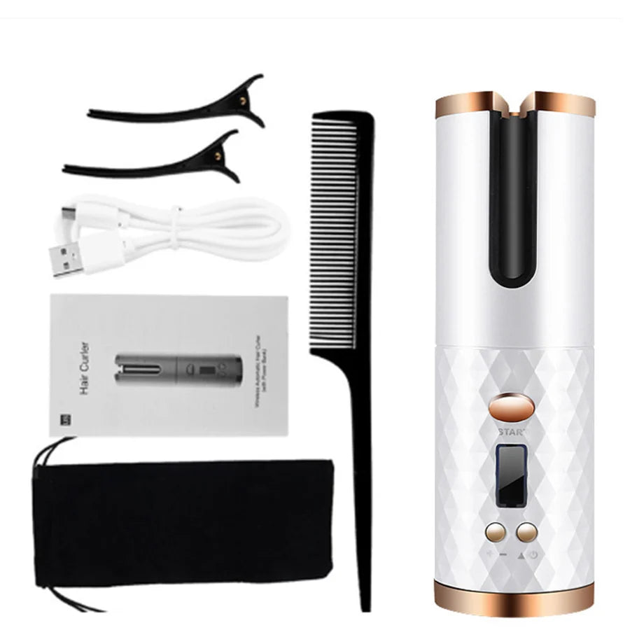 CeramicCurl™ – Kabelloses, problemloses Locken [50% Rabatt]