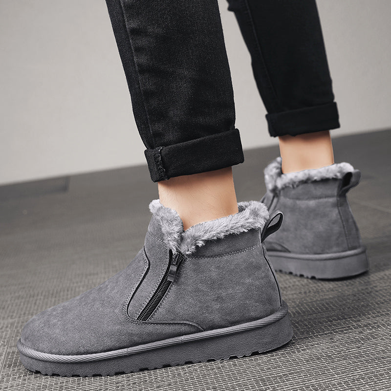 Wasserdichte Herren Schneestiefel Emil mit Fußgewölbestütze & rutschfester Sohle