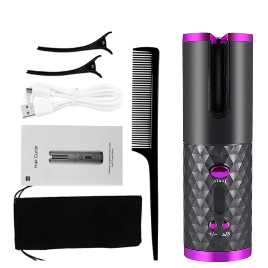 CeramicCurl™ – Kabelloses, problemloses Locken [50% Rabatt]
