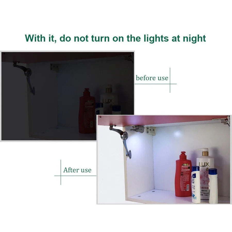 CabinBright™ – Scharnier-LED-Leuchten für Schränke | 5 + 5 Gratis