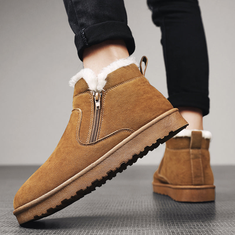 Wasserdichte Herren Schneestiefel Emil mit Fußgewölbestütze & rutschfester Sohle