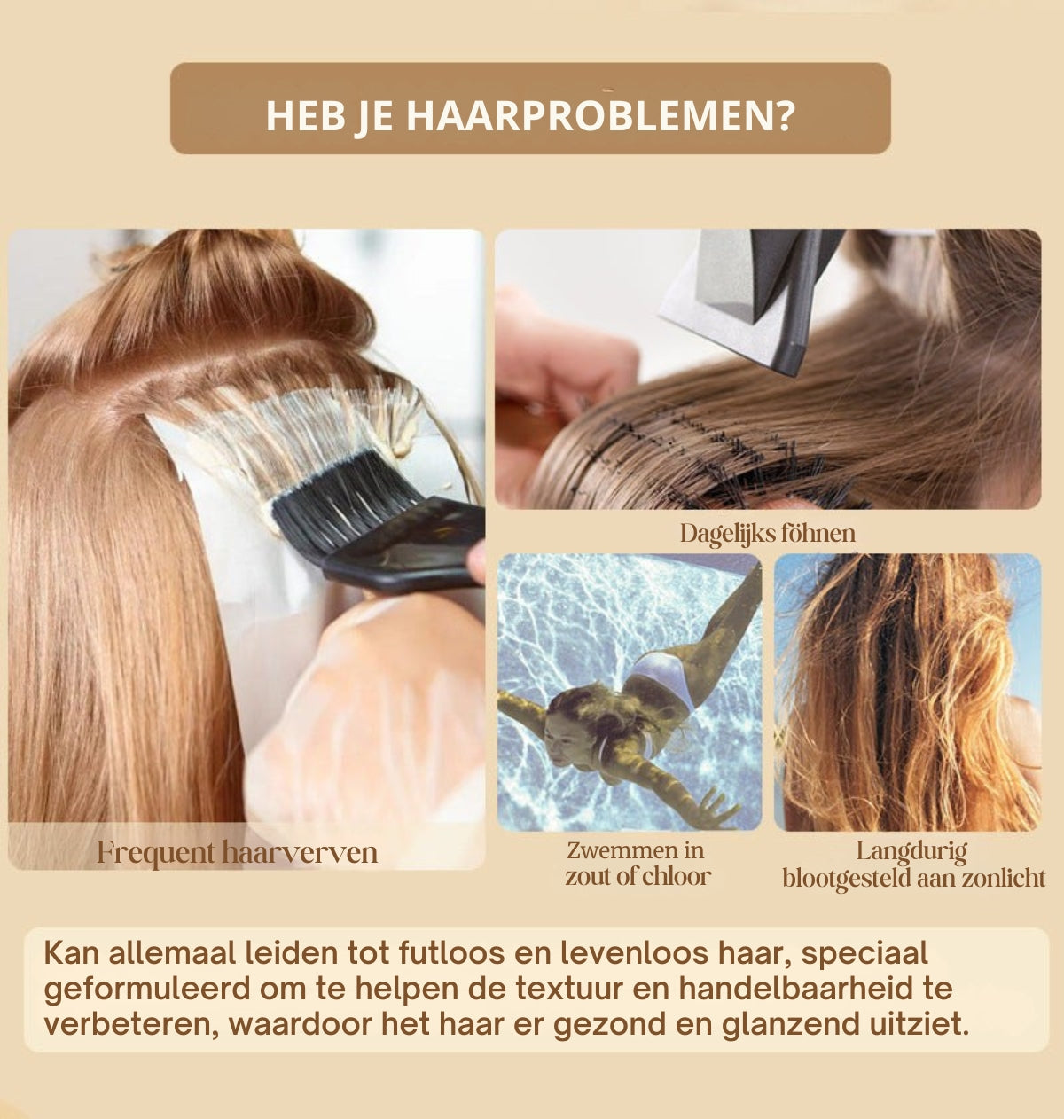 HairBliss Haarmaske – Reparatur, Glanz, Anti-Frizz, Keratin, Pflege, Schnellwirkung