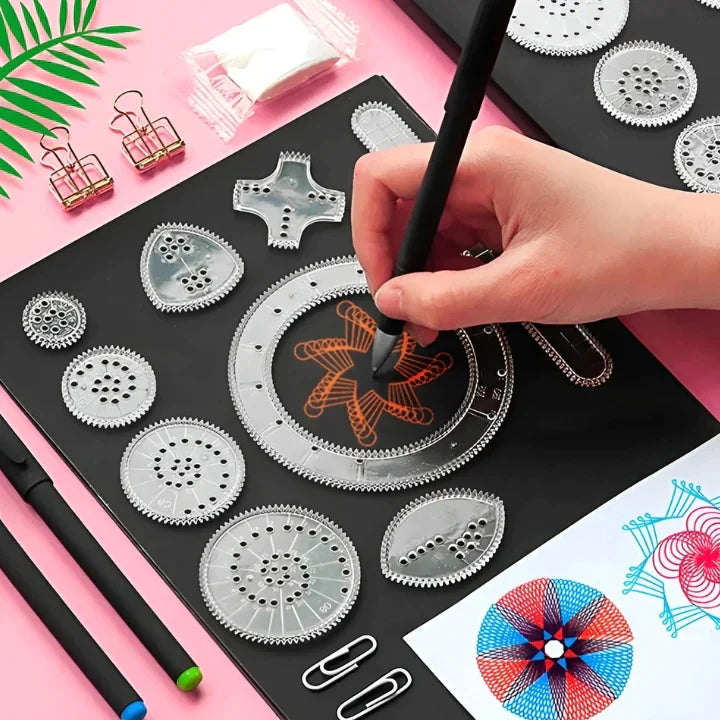 50% Rabatt | WhirlCraft™ – Spirograph Geometrisches Design Lineal [Letzter Tag Rabatt]