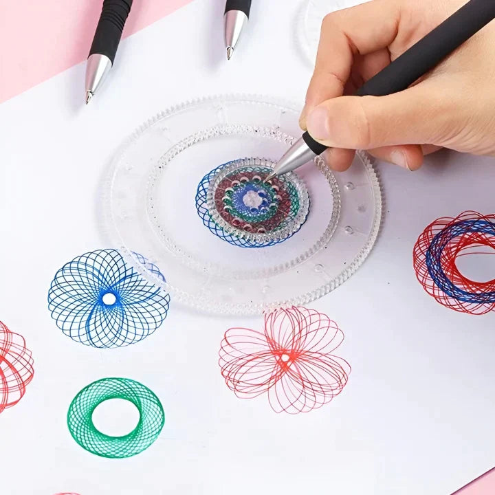 50% Rabatt | WhirlCraft™ – Spirograph Geometrisches Design Lineal [Letzter Tag Rabatt]