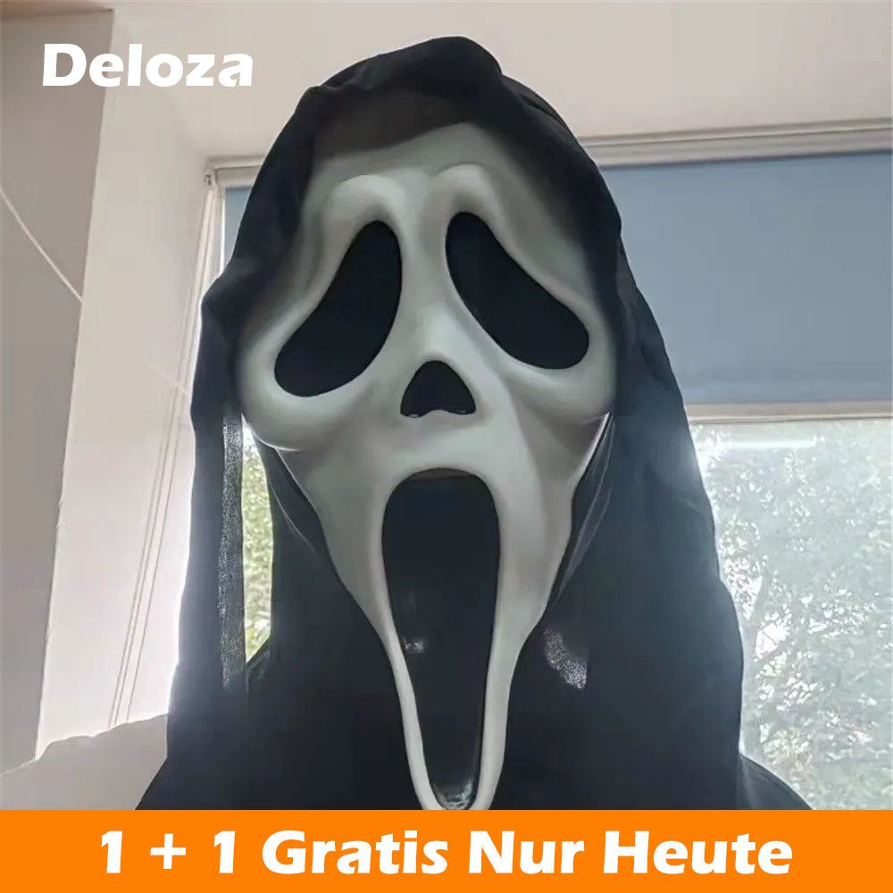 ScreamMask™ Geistergesicht-Halloween-Maske | 1 + 1 Gratis