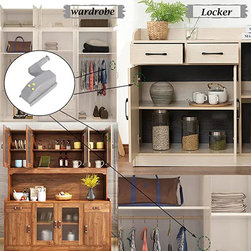 CabinBright™ – LED-Scharnierleuchte für sofortige Beleuchtung | 5 + 5 Gratis