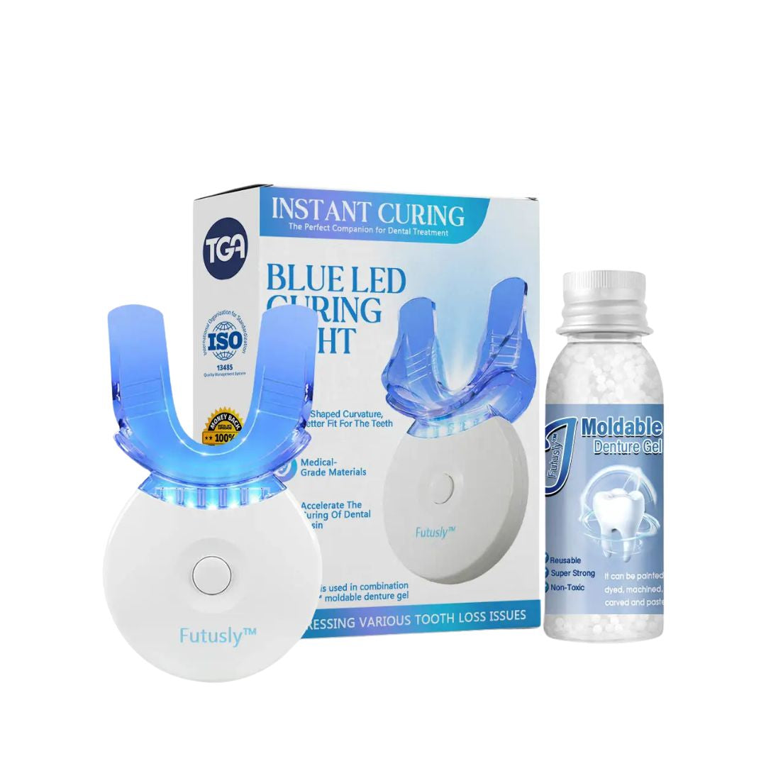 Futusly™ – Professionelle Blaulicht-Härtelampe mit langlebigen Prothesenmaterialien [50% Rabatt]