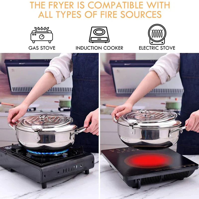 OilMaster™ – Perfekte Frittierergebnisse mit integrierter Temperaturkontrolle [50% Rabatt]